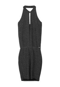 TOP SECRET - Sukienka mini z odkrytymi plecami. Kolor: czarny. Materiał: dzianina. Sezon: zima, jesień. Styl: elegancki. Długość: mini #4