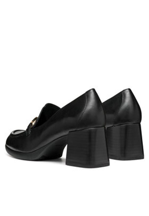 Geox Półbuty D Walk Pleasure 55 D46XBF 00043 C9999 Czarny. Kolor: czarny. Materiał: skóra