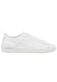 Buty do chodzenia męskie Puma Suede Bloc B W. Zapięcie: sznurówki. Kolor: biały, wielokolorowy. Materiał: guma, materiał, tkanina, syntetyk. Szerokość cholewki: normalna. Model: Puma Suede. Sport: turystyka piesza