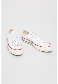 Converse - Tenisówki. Nosek buta: okrągły. Zapięcie: sznurówki. Kolor: biały. Materiał: syntetyk, materiał, guma. Szerokość cholewki: normalna #2
