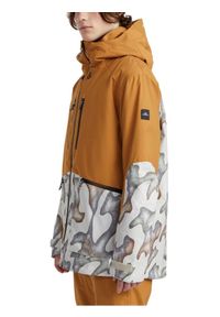 O'Neill - Kurtka narciarska męska O'NEILL Texture Jacket. Kolor: brązowy. Materiał: syntetyk. Długość: krótkie. Sezon: zima. Sport: narciarstwo #2