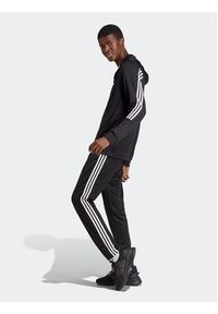 Adidas - adidas Dres 3-Stripes IC6767 Czarny Slim Fit. Kolor: czarny. Materiał: dresówka, syntetyk #4