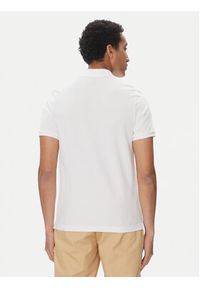 Moose Knuckles Polo Everett M34MT712 Biały Slim Fit. Typ kołnierza: polo. Kolor: biały. Materiał: bawełna #5
