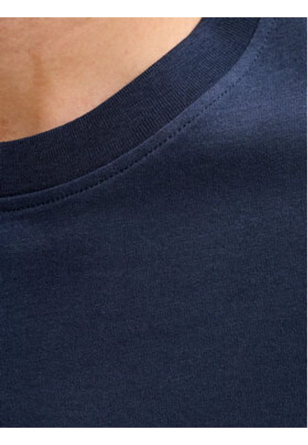 Jack & Jones T-Shirt Evin 12290173 Niebieski Regular Fit. Kolor: niebieski. Materiał: bawełna