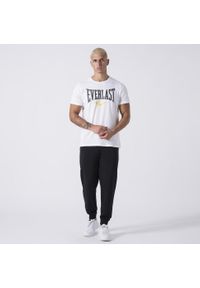 EVERLAST - Koszulka sportowa męska Everlast 37M290J861100. Kolor: biały. Materiał: bawełna. Długość rękawa: krótki rękaw. Długość: krótkie