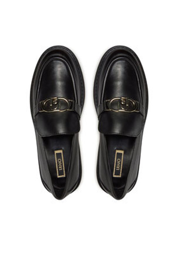 Liu Jo Loafersy Cora 01 SA4001 P0102 Czarny. Kolor: czarny. Materiał: skóra