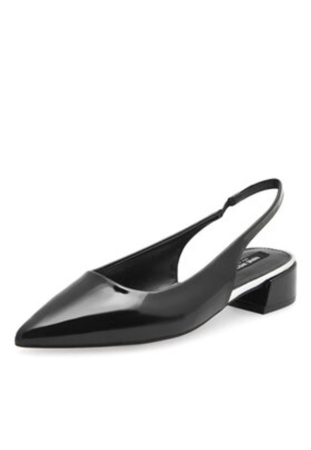 Nine West Baleriny WFA2609-1 Czarny. Kolor: czarny. Materiał: materiał