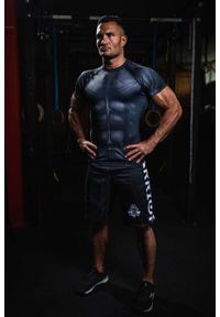 DBX BUSHIDO - Szorty spodenki treningowe Warrior DBX Bushido. Kolor: czarny. Wzór: nadruk. Sport: fitness