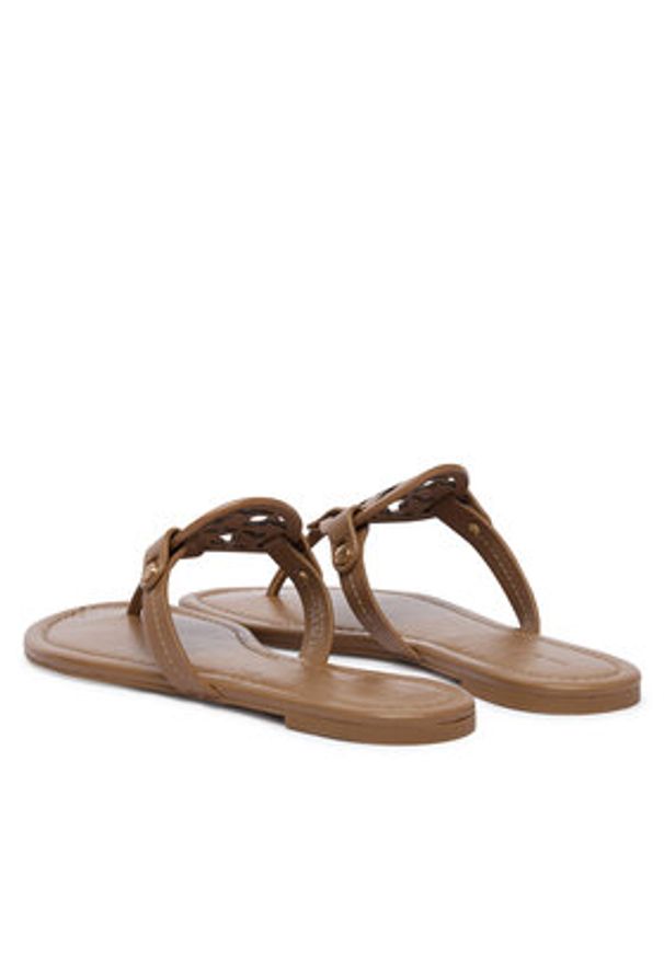 Tory Burch Japonki Miller 151169 Beżowy. Kolor: beżowy. Materiał: skóra