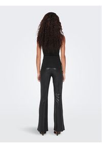 only - ONLY Top Lea 15278090 Czarny Regular Fit. Kolor: czarny. Materiał: syntetyk #4