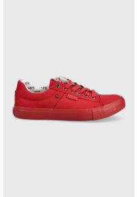 Lee Cooper tenisówki męskie kolor czerwony. Nosek buta: okrągły. Zapięcie: sznurówki. Kolor: czerwony