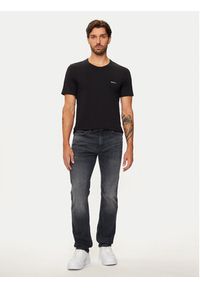 Hugo - HUGO Komplet 3 t-shirtów 50480088 Czarny Regular Fit. Kolor: czarny. Materiał: bawełna