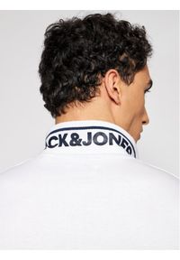 Jack & Jones - Jack&Jones Polo Jersey 12180891 Biały Regular Fit. Typ kołnierza: polo. Kolor: biały. Materiał: jersey #4