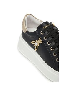 Patrizia Pepe Sneakersy PPJ303 31 Czarny. Kolor: czarny. Materiał: skóra #7