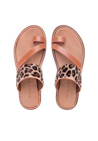 Sergio Bardi Japonki SB-50-09-000472 Brązowy. Kolor: brązowy. Materiał: skóra #1