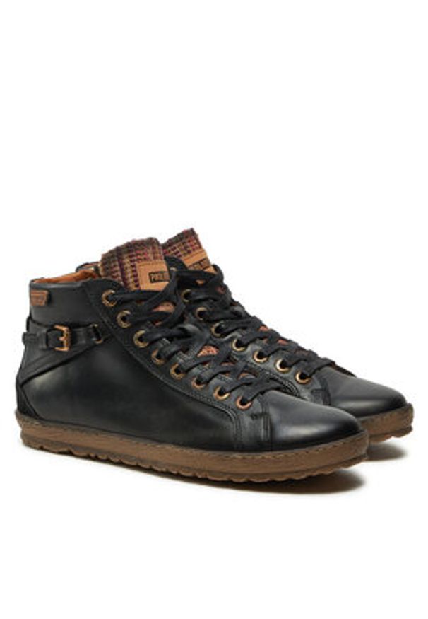 Pikolinos Trzewiki 901-7312 Czarny. Kolor: czarny. Materiał: skóra