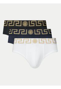 VERSACE - Versace Komplet slipów AU10327 1A10011 Kolorowy. Materiał: bawełna. Wzór: kolorowy #1