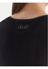 Liu Jo Sweter MF5226 MS49I Czarny Regular Fit. Kolor: czarny. Materiał: syntetyk #4