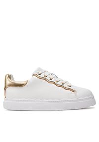 Pollini Sneakersy SA15053G1IXE310B Biały. Kolor: biały. Materiał: skóra #1