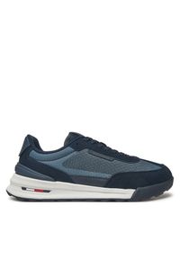 TOMMY HILFIGER - Sneakersy Tommy Hilfiger. Kolor: niebieski