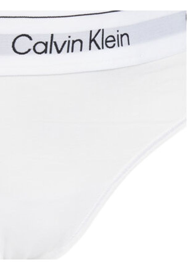 Calvin Klein Underwear Stringi LV00QF8518 Biały. Kolor: biały. Materiał: bawełna