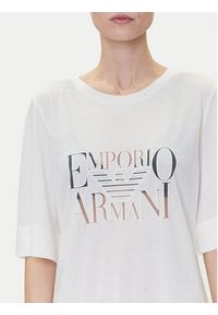 Emporio Armani Sukienka codzienna EW000618 AF12187 U1131 Biały Loose Fit. Okazja: na co dzień. Kolor: biały. Materiał: wiskoza. Typ sukienki: proste. Styl: casual #4