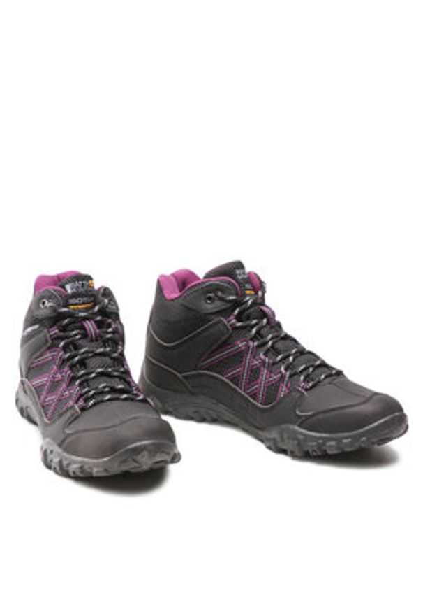 Regatta Trekkingi Lady Edgepoint Mid Wp RWF622 Czarny. Kolor: czarny. Materiał: materiał