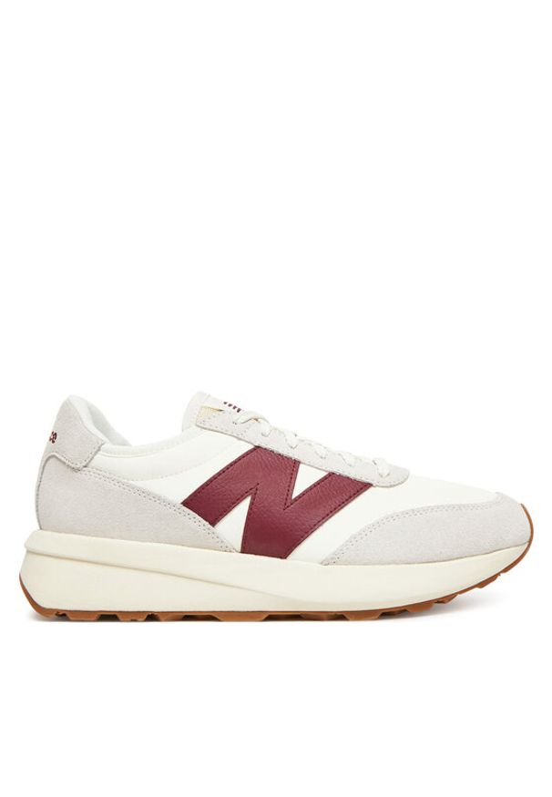 New Balance Sneakersy U370CB Beżowy. Kolor: beżowy. Materiał: zamsz, skóra