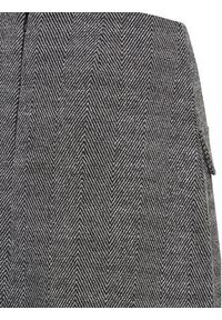 ICHI Spódnica mini 20119857 Szary Regular Fit. Kolor: szary. Materiał: syntetyk #3