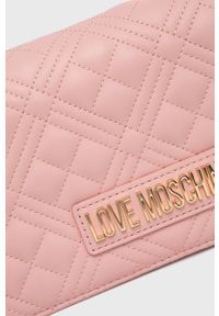 Love Moschino Torebka kolor różowy. Kolor: różowy. Rodzaj torebki: na ramię #2