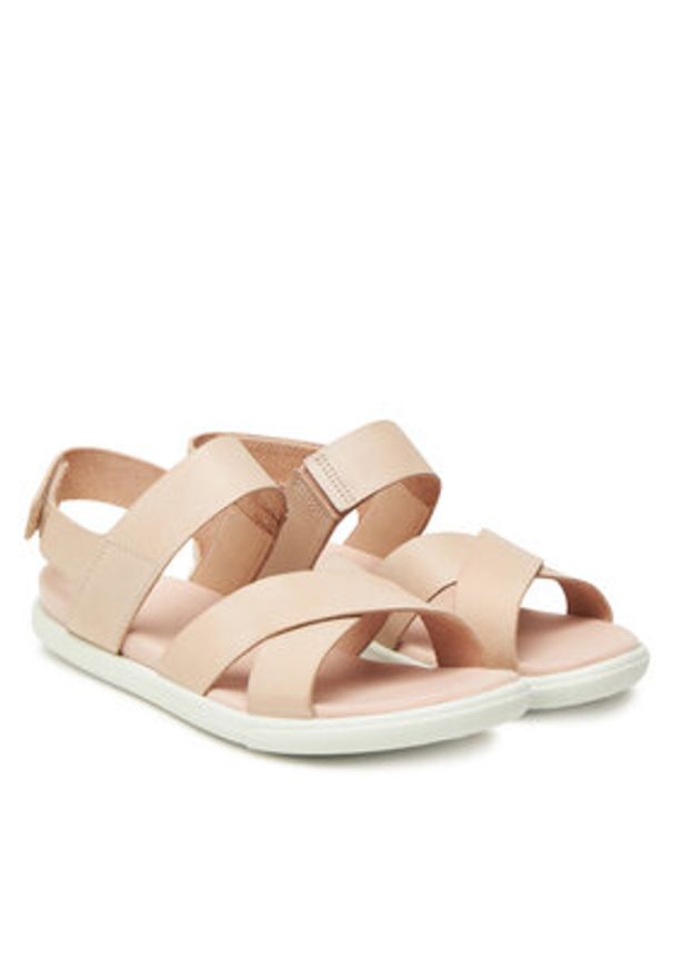 ecco - ECCO Sandały Samara 22010302118 Różowy. Kolor: różowy. Materiał: skóra