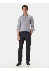 TOMMY HILFIGER - Tommy Hilfiger Chinosy Denton MW0MW41923 Granatowy Straight Fit. Kolor: niebieski. Materiał: bawełna #4