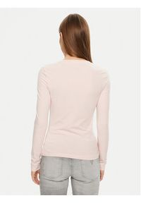 Guess Jeans Bluzka W4YI21 J1314 Różowy Regular Fit. Kolor: różowy. Materiał: bawełna #3