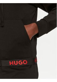 Hugo Bluza Sporty Logo 50520504 Czarny Relaxed Fit. Kolor: czarny. Materiał: bawełna. Styl: sportowy