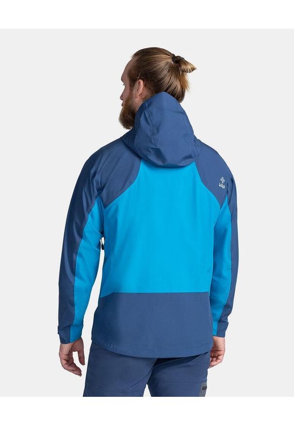 Męska wodoodporna kurtka hardshell Kilpi MAMBA-M. Kolor: niebieski. Materiał: nylon