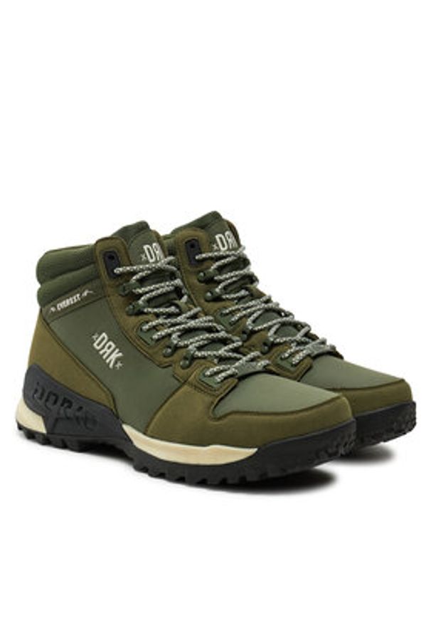Dorko Trapery Everest Vertex DS24F01M Khaki. Kolor: brązowy. Materiał: skóra