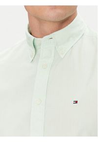 TOMMY HILFIGER - Tommy Hilfiger Koszula MW0MW37550 Zielony Regular Fit. Kolor: zielony. Materiał: bawełna #3