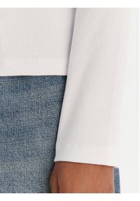 Calvin Klein Jeans Bluzka LV047E201G Biały Regular Fit. Kolor: biały. Materiał: bawełna #3