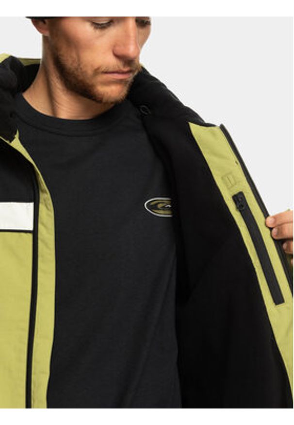Quiksilver Kurtka narciarska Live Wire Snjt EQYTJ03408 Zielony Regular Fit. Kolor: zielony. Materiał: syntetyk. Sport: narciarstwo