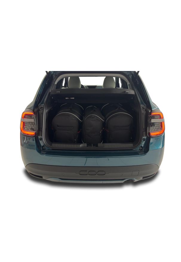 KJUST - Torby Do Bagażnika Fiat 600 Mhev 2024+ 3Szt Kjust. Kolor: czarny. Styl: sportowy