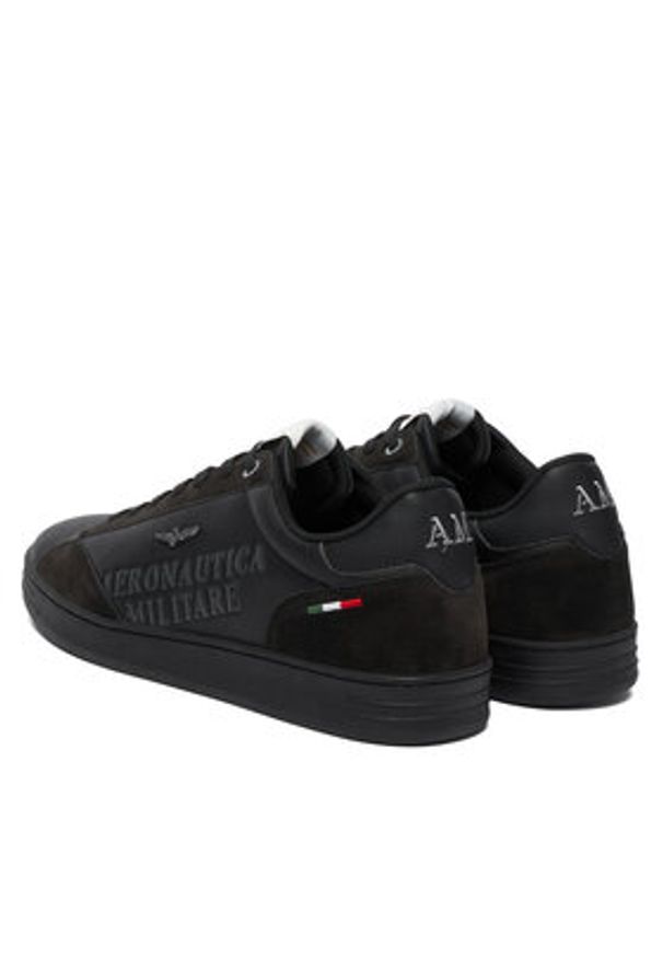 Aeronautica Militare Sneakersy 252SC0306UCT03385 Czarny. Kolor: czarny. Materiał: skóra