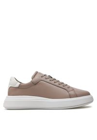 Calvin Klein Sneakersy Low Top Lace Up Lth HM0HM01016 Szary. Kolor: szary #1