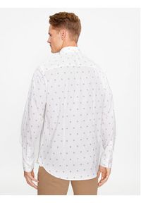 Guess Koszula M3YH35 W8BX1 Biały Slim Fit. Kolor: biały. Materiał: bawełna