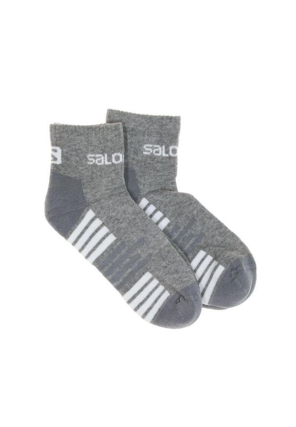 salomon - Skarpety sportowe bawełniane Salomon Active 2PAK. Kolor: szary. Materiał: bawełna