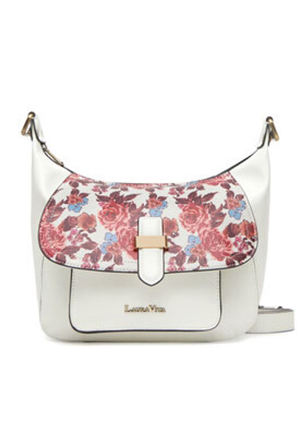 Laura Vita Torebka Berna 02 Biały. Kolor: biały. Materiał: skórzane