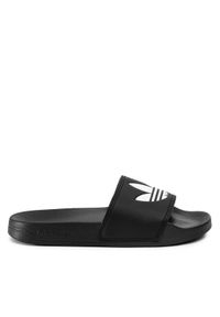 Adidas - adidas Klapki Adilette Lite FU8298 Czarny. Kolor: czarny. Materiał: skóra #1