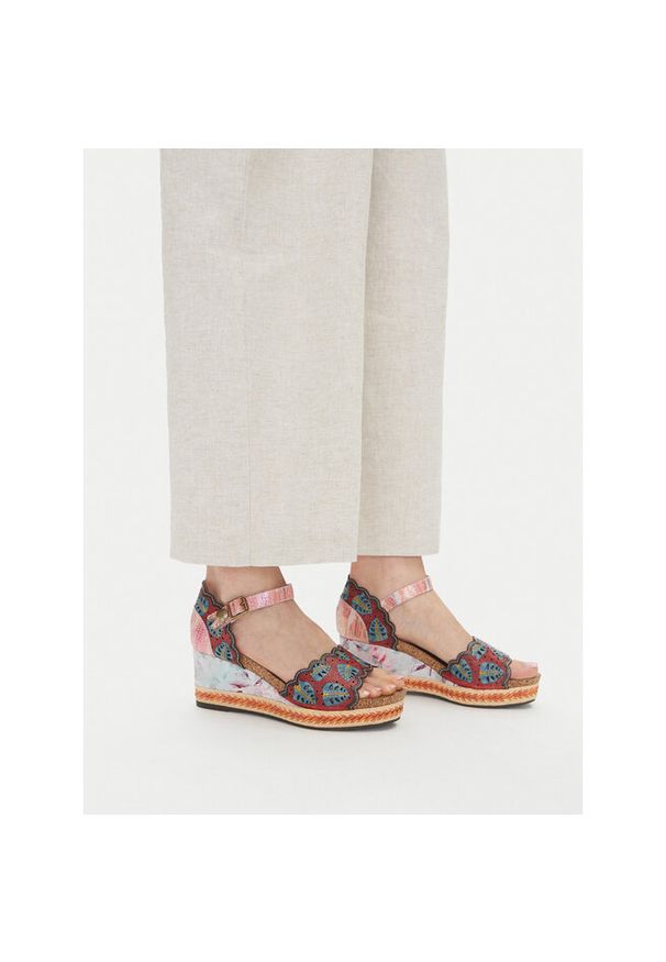 Espadryle Laura Vita. Wzór: kolorowy