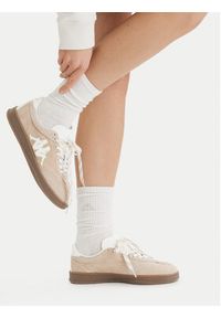 Kappa Sneakersy CEOWB-FC-24880H Beżowy. Kolor: beżowy. Materiał: zamsz, skóra #5