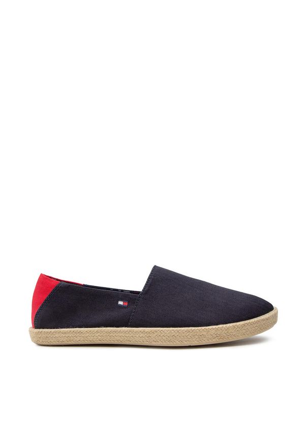 TOMMY HILFIGER - Espadryle Tommy Hilfiger. Zapięcie: bez zapięcia. Kolor: niebieski