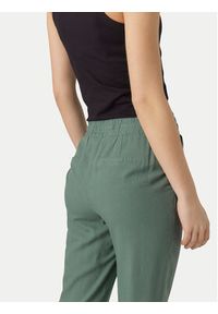 Vero Moda Spodnie materiałowe Jesmilo 10279691 Zielony Regular Fit. Kolor: zielony. Materiał: wiskoza, len #3